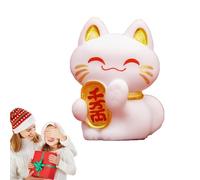 Adsfvs Figura de Maneki Neko, Gato de la Suerte Feng Shui, Colección Figuras Figuras de Gatos, Adornos de decoración de la Fortuna, colección de Minifiguras, Maneki Neko Feng Shui Fortune Lucky