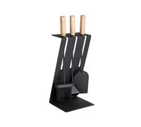 Aduro Juego de chimenea Baseline 3 - Acero - Negro