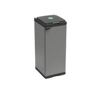 Adventa: Mueble para bolsas de basura mono para recogida diferenciada de plástico, fácil de montar, Modular System, apto para bolsas de 80 - 110 L, resistente, para interiores y exteriores, 34 x 38 x