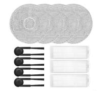 Advokingtap 1 Unidades Kit De Reemplazo Para Xiaomi S40 Pro OV71GL Con Cepillo Lateral Filtro Paño De Limpieza De Pisos De Nylon Plástico