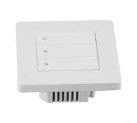 Advokingtap Interruptor de luz inteligente Zigbee para MOES Star para Ring Series, para control de aplicación Tuya, botón táctil con control remoto RF, material de PC, 86 x 86 mm, blanco, para el