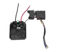 Advokingtap Interruptor de placa controladora para llave eléctrica sin escobillas y taladro de 21 V, pieza de repuesto de plástico negro para taller y proyectos de bricolaje