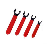 Advokingtap Juego de 4 llaves tipo M ER11M ER16M ER20M ER25M para máquina herramienta CNC abrazadera electroforética negro rojo acero para hacer moldes