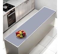 AECHY Alfombrilla de silicona grande 200 x 50 x 0,2 cm, alfombrilla de silicona multiusos de 2 mm de grosor, resistente al calor, alfombrilla para mostrador de cocina, alfombrilla impermeable
