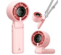Aecooly ventilador portátil 3 en 1, ventilador turbo de mano, recarga