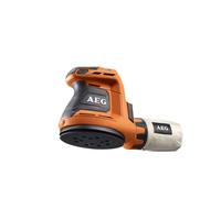 AEG - Lijadora Excéntrica Eléctrica Sin Cable 18V PRO18V - Disco Ø125mm - Velocidad Variable - Sistema de Auto-Agarre - Empuñadura Soft-Grip - BEX18-125-0