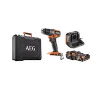 AEG BSB18SBL2-X02C Taladropercusión subcompactoescobillas 18V 65Nm (2,0+4,0)Ah