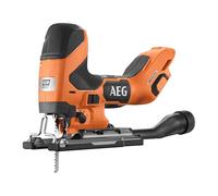 AEG BST18BSBL-0 - Sierra de calar (mango SUBCOMPACT, 18 V, BRUSHLESS, carrera de hoja 25,4 mm, 0 a 3200 cps/min, 6 velocidades + función automática, (sin batería)