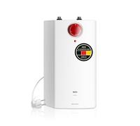 AEG, calentador de agua sin depósito, modelo Huz 5 DropStop, calentador de bajo caudal de 5 litros, con sistema DropStop, selección de temperatura de 35-85 °C, con enchufe, referencia 222167