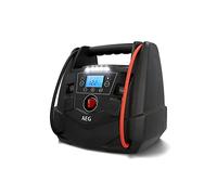 AEG - Estación de energía portátil de 12 V para Coche, con compresor de Aire, Transformador de 220 V, Enchufe, con 4 USB