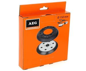 Aeg ex150e - Bases lijadora roto-orbitales 150mm | Base de repuesto autoadherente, sistema de sujeción de abrasivos, motor de 440 W, disco de 150 mm, renovación de madera