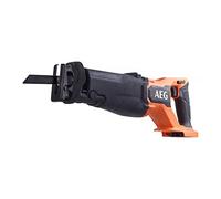 AEG Sierra de Sable sin Escobillas, 18V, Negro/Naranja