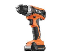 AEG - Taladro atornillador BS12G3LI-152C con batería de 1,5 Ah y cargador, 12 V, portabrocas de 10 mm, con maletín