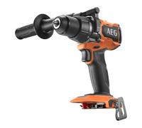 AEG BRUSHLESS - Taladro atornillador de percusión (18 V, 141 Nm, mandril de metal de 13 mm, mango adicional, anti-kickback, sin bate, ni cargador, de cartón