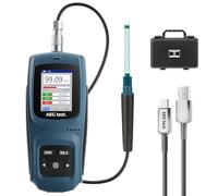 AEGTEST 8103 Gaussímetro Recargable 0-2500mT,agnetómetro con Registro de Datos y Alarma, Medidor de Campo y Polaridad, ±2% Precisión Industrial para Control de Calidad y Laboratorios