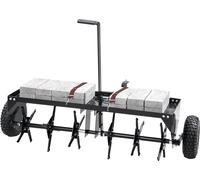 Aereador de césped de 40 pulgadas con enganche universal, diseñado para ser remolcado