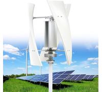 Aerogeneradores Vertical 12V 24V 48V 220V con Controlador de Carga a Prueba Agua 3 aspas para Uso doméstico 16000W 20000W Sin Ruido Aerogenerador Vertical levitación magnética(20000W,24V)