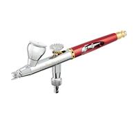 Aerógrafo Harder & Steenbeck Infinity CRPlus 2024 - 2in1 - 0.25mm y 0.44mm - 122233 - depósitos de 1.2ml sin tapa 2ml y 4ml con tapas, de doble acción, sistema de cambio rápido de boquilla, TRIPLE CAP