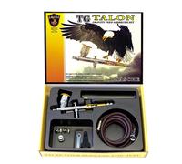 Aerógrafo Paasche Talon 4en1 0.25mm 0.38mm 0.66mm, Cromado y un mango de aluminio anodizado, para pintura base agua o disolvente