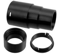 AERZETIX - Adaptador de unión de 3 Piezas | Compatible con Manguera de Aspirador Festool D36 y Herramientas eléctricas con diámetro de 36 mm | plástico Negro