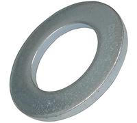 AERZETIX - C44517 - Juego de 5 Arandelas planas M33 - espesor 4.5mm - DIN125 - para tornillos/pernos M33 - en acero galvanizado - color plata - ensamblaje tuerca sellado fijación herrajes