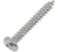 AERZETIX - C44623 - Juego de 100 - Tornillos autorroscantes M2.9x19mm con cabeza redonda abombada - con huella cruciforme PH - DIN7981 - en acero galvanizado - chapa montaje fijación apriete taladro