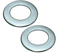 AERZETIX C49144 Arandelas planas anchas M33 Ø59mm H5mm | Juego de 2, Acero galvanizado, DIN 125