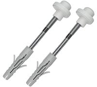 AERZETIX - C57801 - Kit de fijación en pared para lavabo suspendido sanitario - espárragos roscados M10x120mm - tacos Ø14x70mm - juego de montaje para lavabo