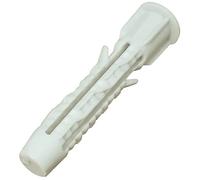 AERZETIX - C57876 - Juego de 50 Tacos universales con collarín polivalentes Ø6x35mm Multiusos - en Nylon - para fijación en hormigón ladrillo Bloque de Cemento