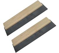 AERZETIX - Juego de 2 - Espátula de juntas raspador para baldosas de goma - 250mm - paleta de juntas - mango de madera - herramienta para loza - C50038