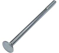 AERZETIX - Juego de 50 Pernos de Carrocería/Arado Redondo con Cuello Cuadrado - Pernos de Carruaje - M8x140mm - Acero Galvanizado - Cabeza Redonda - DIN 603 - C49017