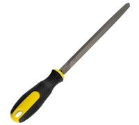 AERZETIX - Lima de afilado Metálico Triangular de Acero - Longitud 200mm - Herramienta de Acabado manual para Modelar el Metal - Limar/Alisado/Pulido/Mecánico - Mango bimaterial - C45984
