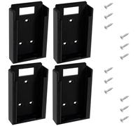 AERZETIX Lote de 4 soportes de pared para batería de herramienta eléctrica sin cable compatible con Stanley FatMax V20 / tornillería incluida/plástico ABS