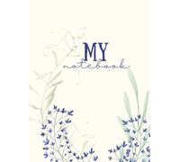 Aesthetic Student Notebook: Minimalist Floral Lined Journal | A4 College Ruled Notebook for School, College, University, Work & Daily Notes