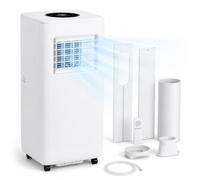 AETEREOS Aire Acondicionado Portátil 13000 BTU, Climatizador Portátil con Deshumidificador, Ventilador, Refrescante, Sueño, Kit Ventana, Modo Noche, pingüino Aire Acondicionado, casa 3800W
