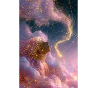 Aether: The Constellation Edition - Celestial Fantasy Journal for Writers & Worldbuilders: Dreamy Astrology Aesthetic Notebook with Ruled, Dotted & ... Star Goddess Cover, 120 Pages, 6x9 Inches