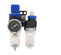 AFC2000 1/4" Lubricador combinado del regulador del filtro de aire, separación de agua del aceite del tratamiento de dos uniones FRL