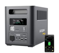 AFERIY Central Eléctrica Portátil 1800 W Generador De Corriente Solar 1048 Wh Generadores Solares Batería LiFePO4 Estación De Energía Portátil Carga RáPida En 1 Hora Para El Hogar, Viajes, Acampadas