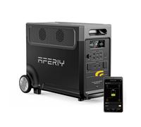 AFERIY P310 3600W Central eléctrica portátil 3840Wh LiFePO4, compatible con la aplicación, inversor de onda sinusoidal pura con UPS, enchufe UE, ruedas - Nuevo