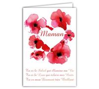 afie 69 - 3945 tarjeta 3 Volets para Maman Je T 'Aime