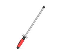 Afilador de acero para afilar herramientas de cocina, mango ergonómico ovalado