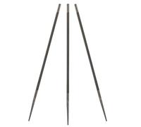 Afilador de Archivo de Limas de Cadena de Motosierra para Carpintería, Kit de Accesorios de Carpintería de Limas de Sierra de Cadena Redondas de 3 Piezas de 5,2 Mm