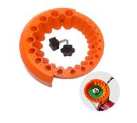 Afilador de brocas, afilador de brocas eléctricas para accesorio de amoladora, broca de 2 a 13 mm, broca de 125 mm, amoladora de mano, multiherramienta, afiladora portátil (naranja)