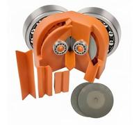 Afilador de Brocas Afilador Rectificador Dispositivo con Rueda de Diamante y Cojinete Integrado para Restaurar de 2 Mm Compatible con Taladro, color to 1