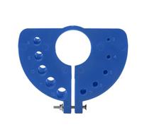 Afilador de brocas, herramienta afiladora portátil, amoladora multiusos, (rojo/azul/negro) 4.92 x 4.53 x 0.59 Inc/0.12-0.47 pulgadas, afilador de prensa de perforación