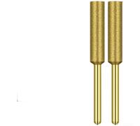 Afilador de cadena de diamante de 4 mm para sierra eléctrica (C) | 4 mm de diámetro, material Emery, largo, para sierras eléctricas, resultado preciso