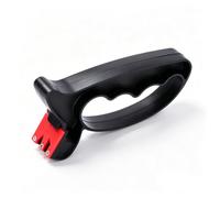 Afilador de cuchillos de mano, afilado de cuchillas de carburo | Afilador de cuchillos y tijeras de cocina portátil 2 en 1, empuñadura ergonómica