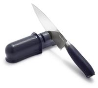 Afilador de cuchillos de paso, de 2 etapas, para cuchillas dentadas y lisas, color
