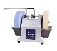 Afilador de cuchillos eléctrico 2 en 1 con ruedas de molienda dobles, pulidor refrigerado por agua de baja velocidad para cuchillas de cocina y exteriores.