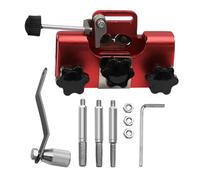 Afilador de motosierra,Afilador de motosierra - Kit de plantilla para afilar motosierra con 3 puntas - Herramienta portátil para afilar cadenas con manivela para motosierras y sierras eléctricas